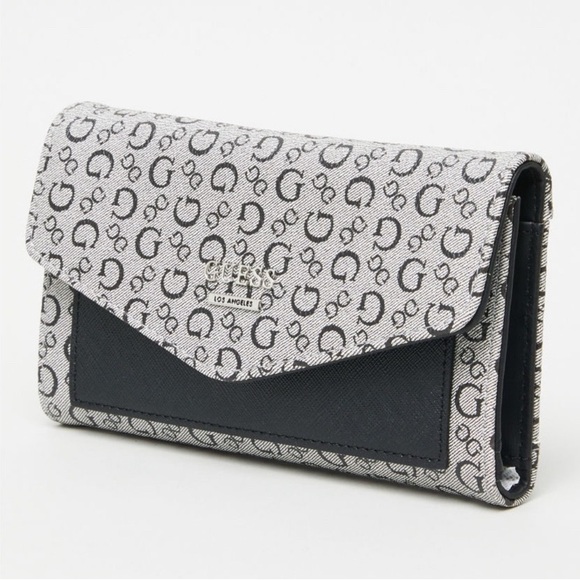 NEW Guess Monogram Wallet - Picture 1 of 5